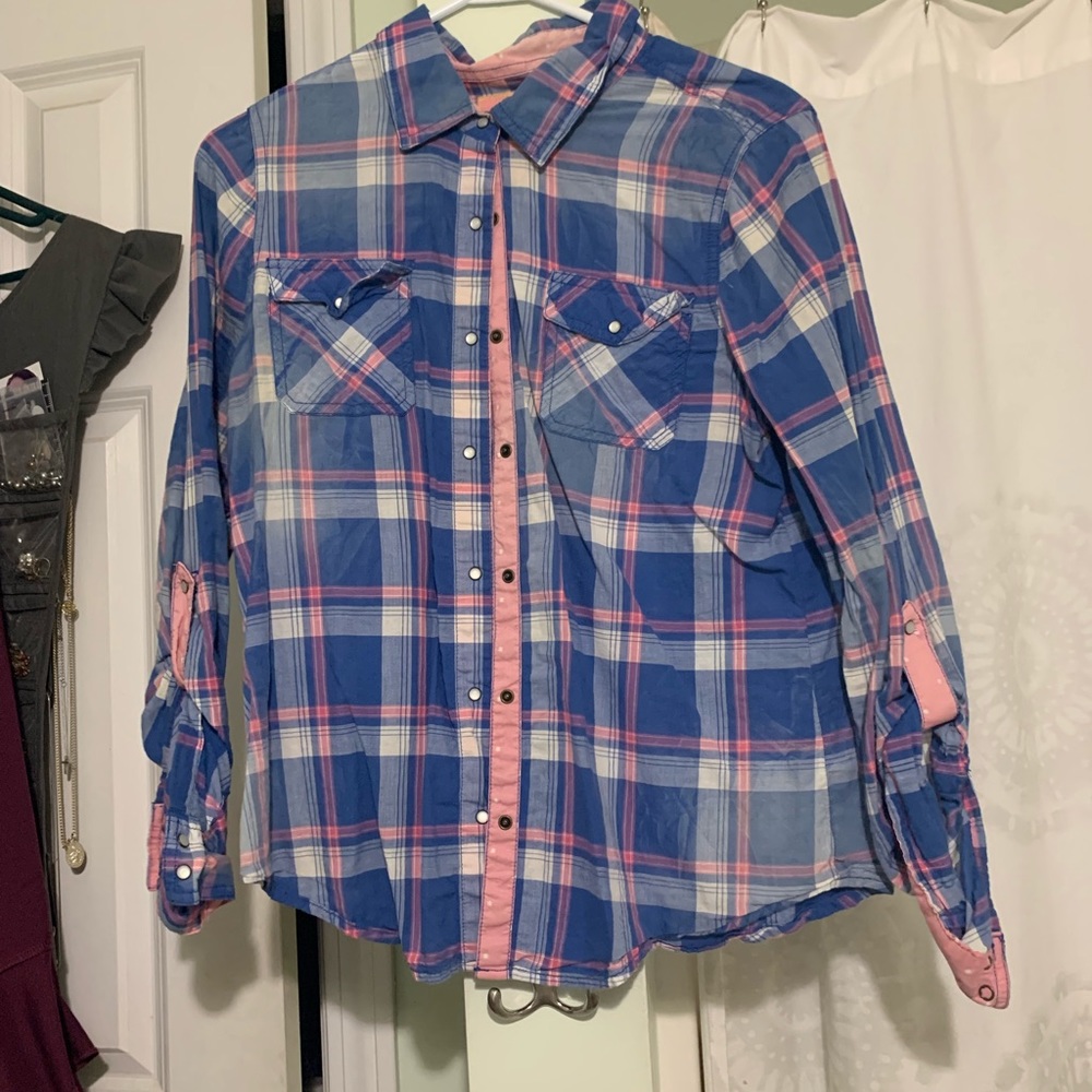 Plaid top